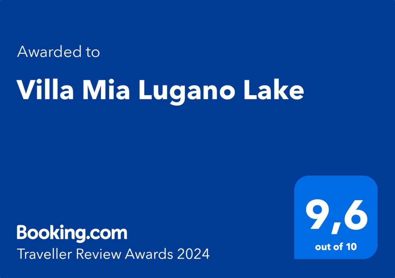 Villa Mia Lugano Lake Brusimpiano Екстер'єр фото